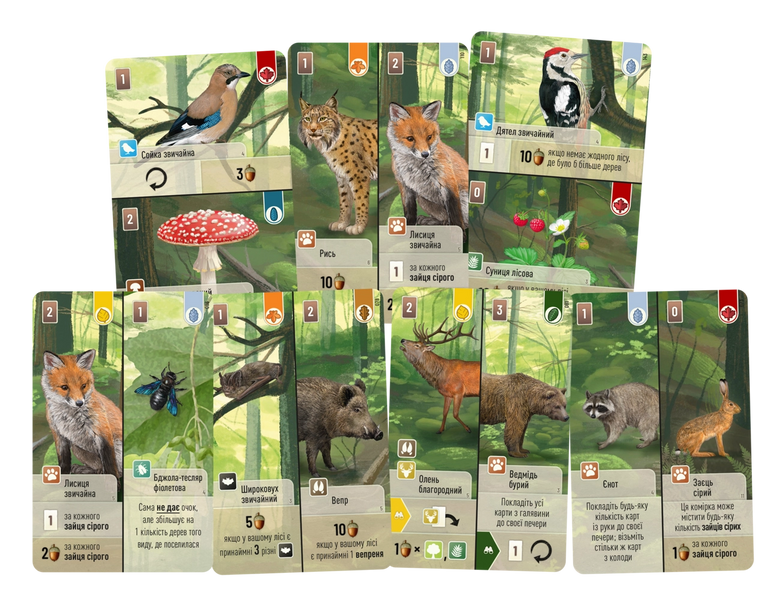 Лісова метушня (Forest Shuffle) настільна гра 99998885 фото