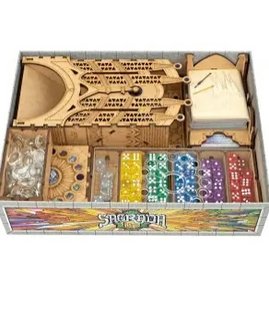 Органайзер ХДФ Sagrada + Expansions (Саграда + дополнения) (+ акрил) 99999118 фото