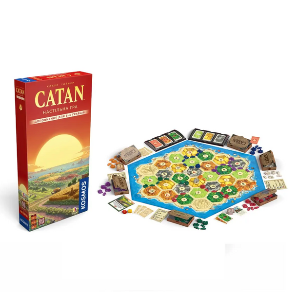 CATAN. Доповнення для 5-6 гравців (Catan: 5-6 Player Extension) 99998697 фото