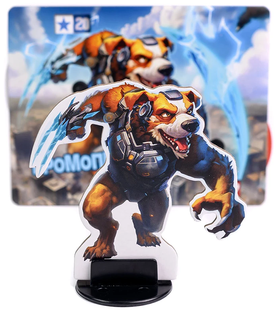 Промонабір тайлів. Володар Токіо Громопес (Повелитель Токио Пес патрон/King of Tokyo National) 99998869 фото