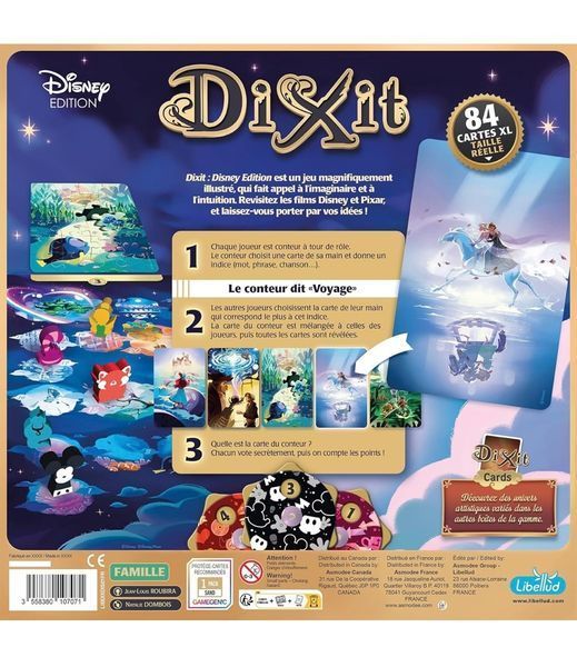 Dixit Disney Edition Настільна гра (ENG) QR код з правилами українською мовою 99999039 фото